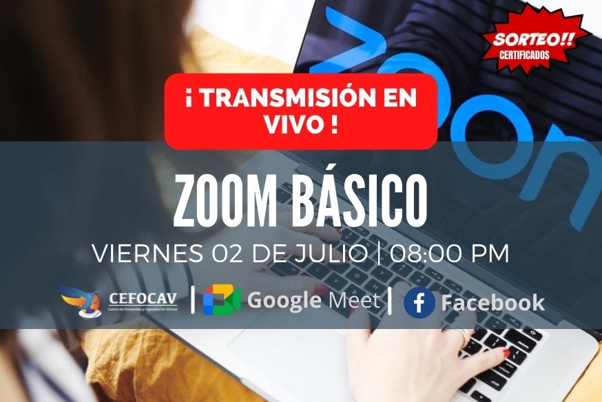 Transmisión en Vivo: Lanzamiento del Curso Zoom Básico