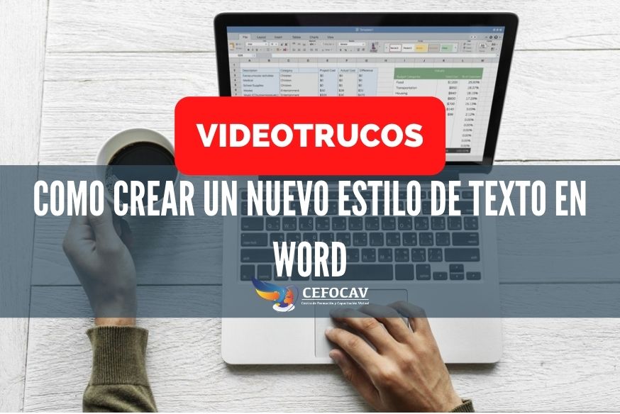 Como crear un nuevo estilo de texto en Word
