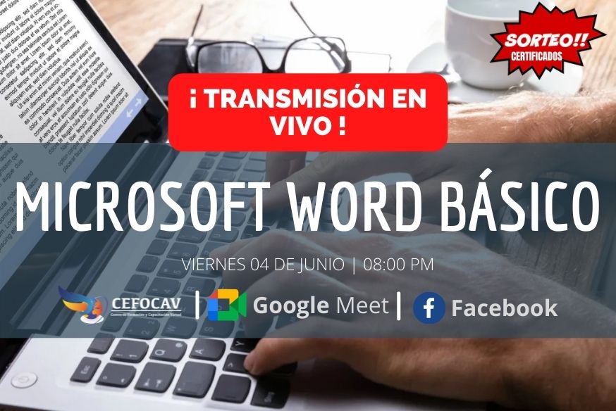 Transmisión en Vivo: Microsoft Word Básico
