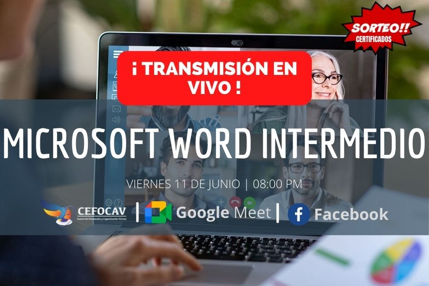 Transmisión en Vivo: Microsoft Word Intermedio
