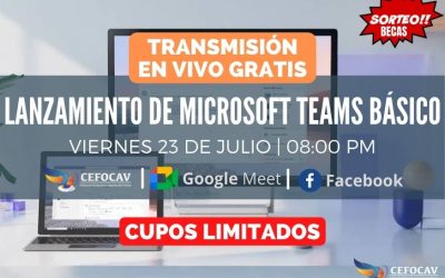 Transmisión en Vivo: Lanzamiento del Curso Microsoft Teams Básico
