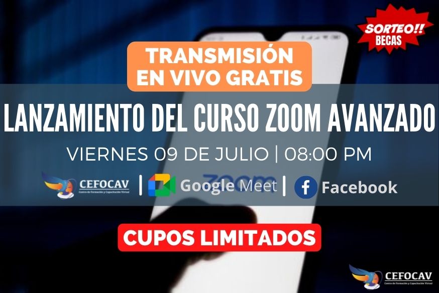 Transmisión en Vivo: Lanzamiento del Curso Zoom Avanzado