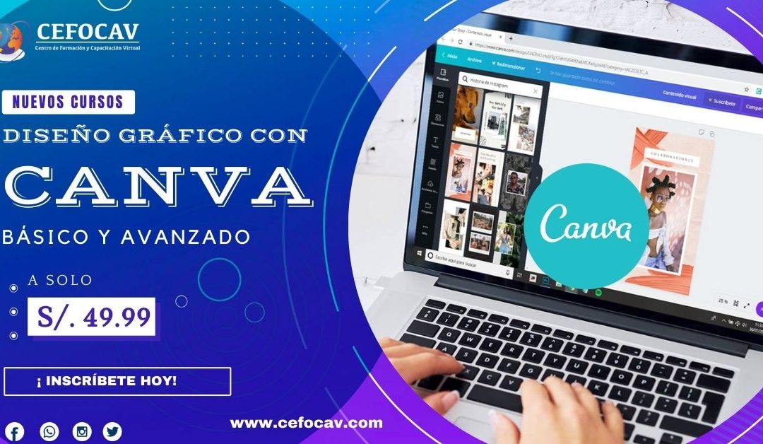 NUEVO CURSO: DISEÑO GRÁFICO CON CANVA BÁSICO Y AVANZADO