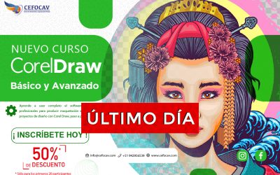 ¡HOY ÚLTIMO DÍA¡ Inscríbete al curso CorelDraw Básico y Avanzado