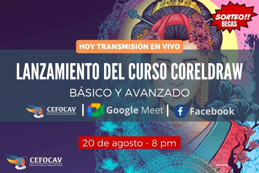 Hoy Transmisión en Vivo: Lanzamiento del Curso CorelDraw Básico y Avanzado