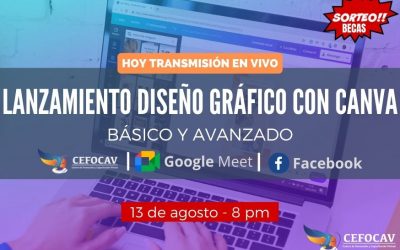 Hoy Transmisión en Vivo: Lanzamiento del Curso Diseño Gráfico con Canva Básico y Avanzado