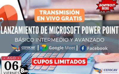 Transmisión en Vivo: Lanzamiento del Curso Microsoft PowerPoint Básico, Intermedio y Avanzado