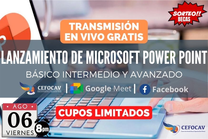 Transmisión en Vivo: Lanzamiento del Curso Microsoft PowerPoint Básico, Intermedio y Avanzado