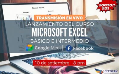 TRANSMISION EN VIVO GRATIS: MICROSFOT EXCEL BÁSICO E INTERMEDIO