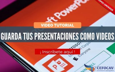 Video Tutorial PowerPoint: Guarda tus presentaciones de PowerPoint como videos