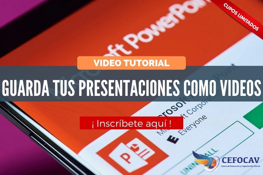 Video Tutorial PowerPoint: Guarda tus presentaciones de PowerPoint como videos