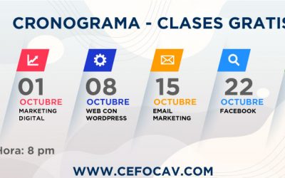 Cronograma de Cursos Octubre